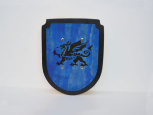 Drachenschild blau
