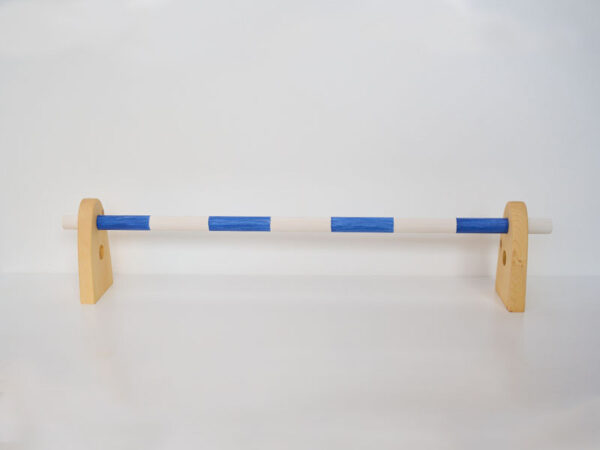 Parcourstangen blau/weiss